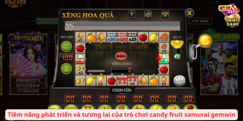 candy fruit samurai gemwin 3