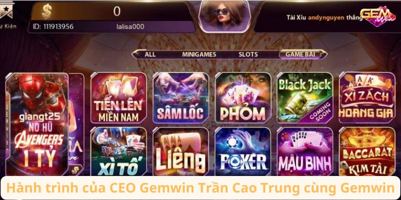 ceo gemwin 2 Hành trình của CEO Gemwin Trần Cao Trung cùng Gemwin