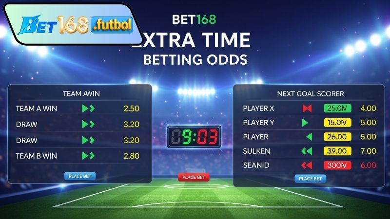 Kèo hiệp phụ Bet168 là gì?