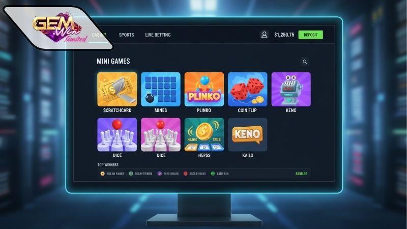 Hướng dẫn chơi mini game tại Gemwin - Mẹo và cách thắng